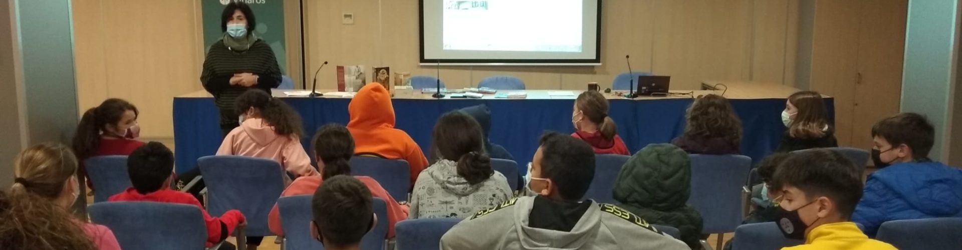 Els alumnes del col·legi de la Misericòrdia visiten la Biblioteca Municipal