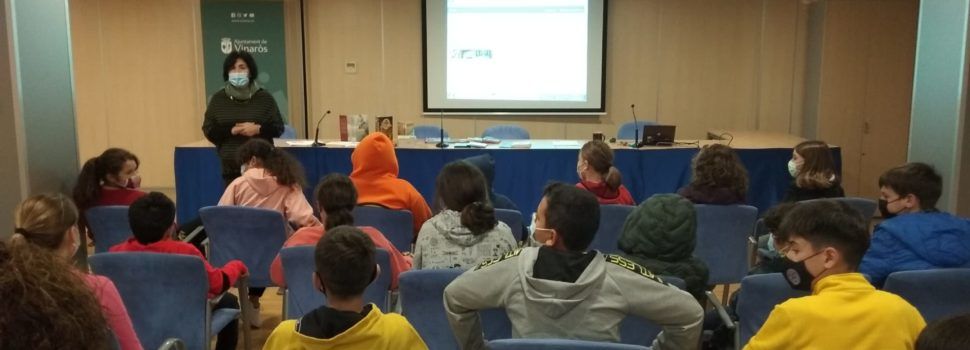 Els alumnes del col·legi de la Misericòrdia visiten la Biblioteca Municipal
