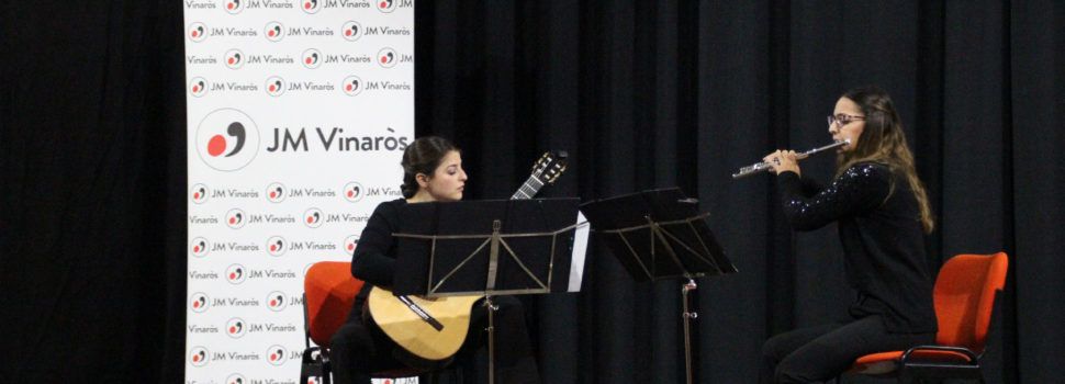 El dúo Calíope ofreció en el Auditori de Vinaròs su “Viaje de este a oeste”
