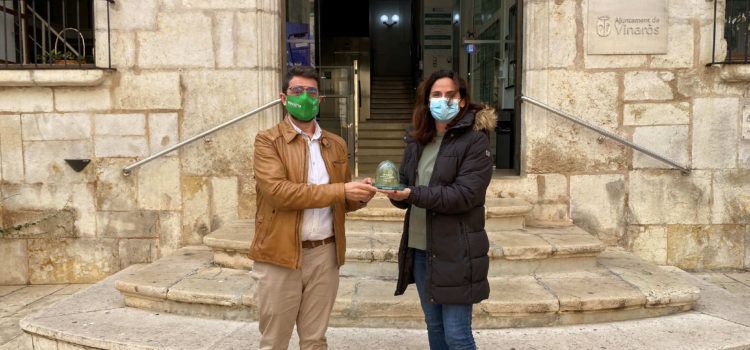 Vinaròs rep el guardó Iglú Verd per superar el repte de la recollida selectiva de vidre