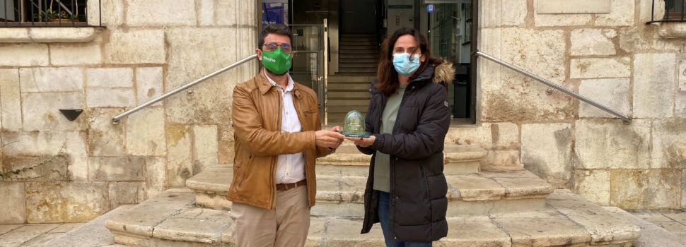 Vinaròs rep el guardó Iglú Verd per superar el repte de la recollida selectiva de vidre