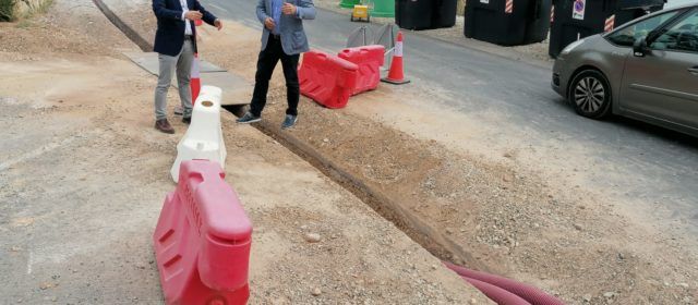 L’Ajuntament de Peníscola avança en l’execució de les obres de millora de l’enllumenat del camí del Pebret