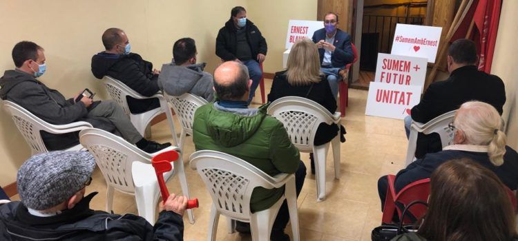 Blanch destaca en Traiguera els més de 120.000 quilòmetres que ha fet l’actual executiva “per conéixer la nostra gent i la nostra militància”