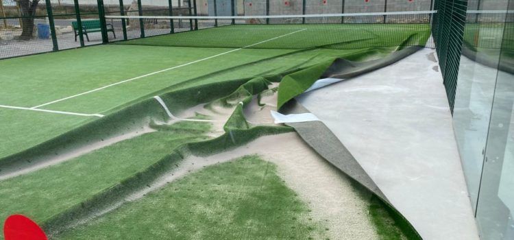 Roca (PSPV-PSOE) demana explicacions al PP pels desperfectes que ha causat el vent en la pista de pàdel de Tírig
