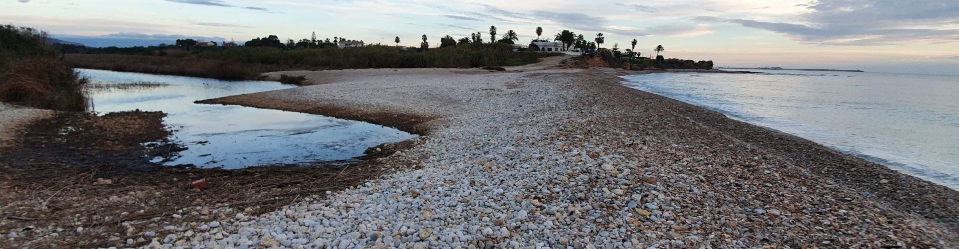Fotos: Desembocadura del barranc d’Aiguadoliva