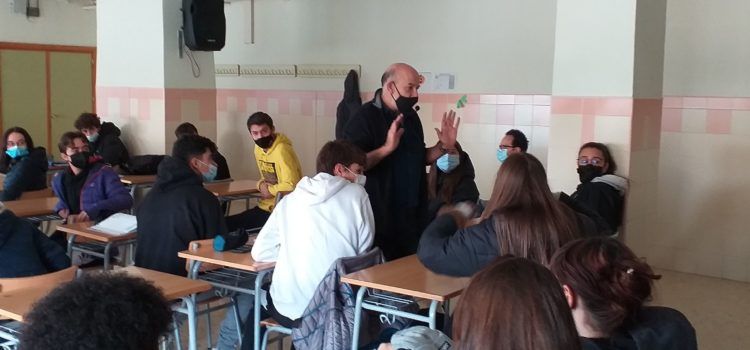 Xerrada de l’economista i professor canareu Germà Bel a l’IES Vilaplana
