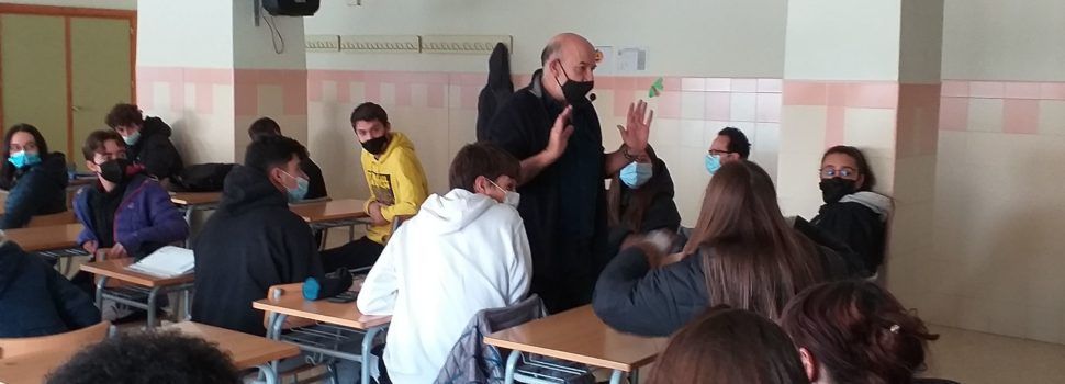 Xerrada de l’economista i professor canareu Germà Bel a l’IES Vilaplana