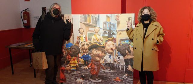 Vídeo i fotos: Exposició a l’Auditori de Vinaròs “Façanes, peixeres i un conte…Iakaré”