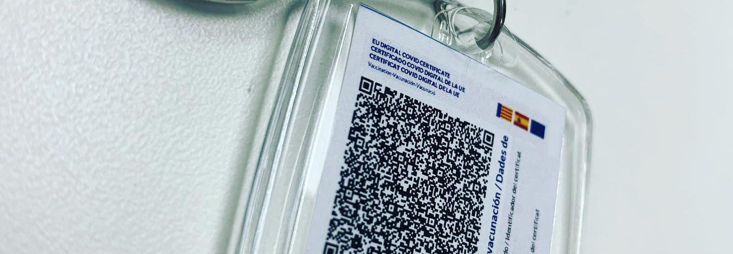 El pasaporte covid, en el llavero