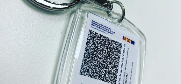 El pasaporte covid, en el llavero