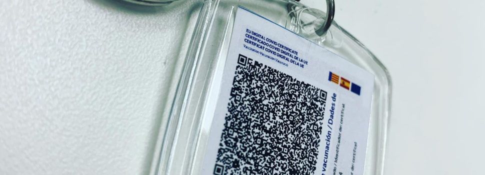 El pasaporte covid, en el llavero