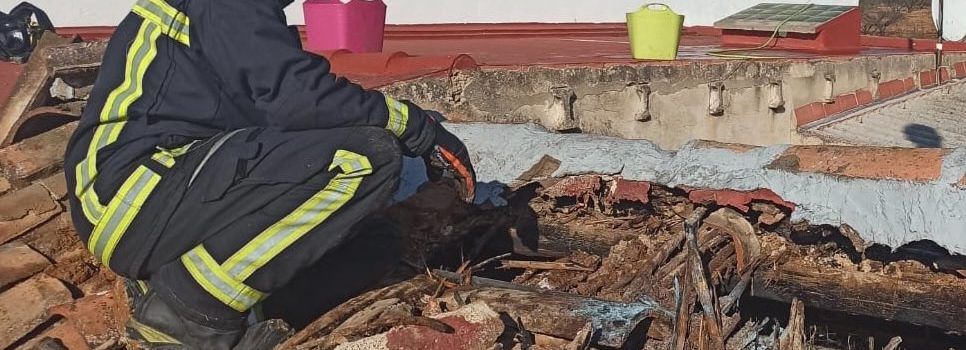 Incendio en una vivienda de Salzadella