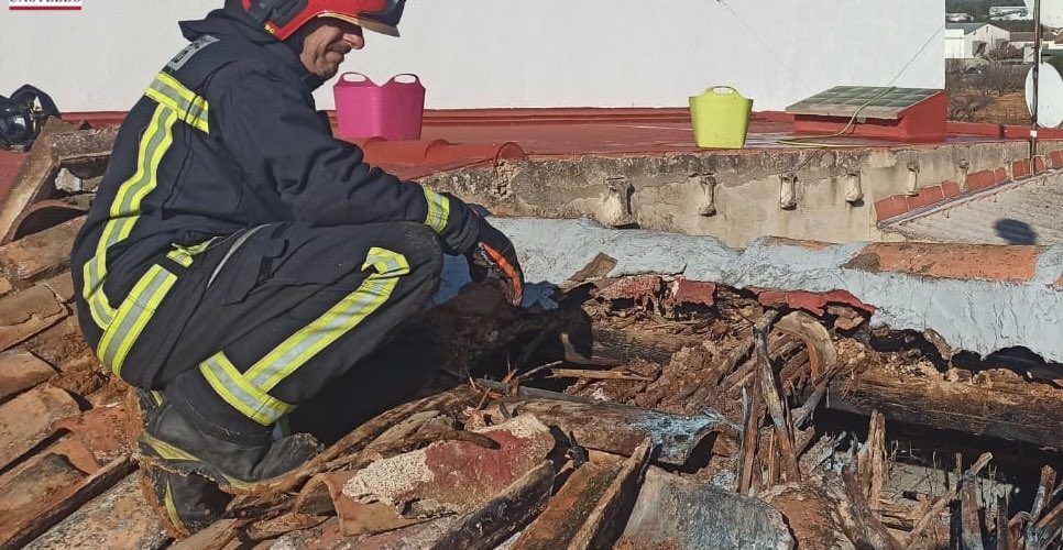 Incendio en una vivienda de Salzadella
