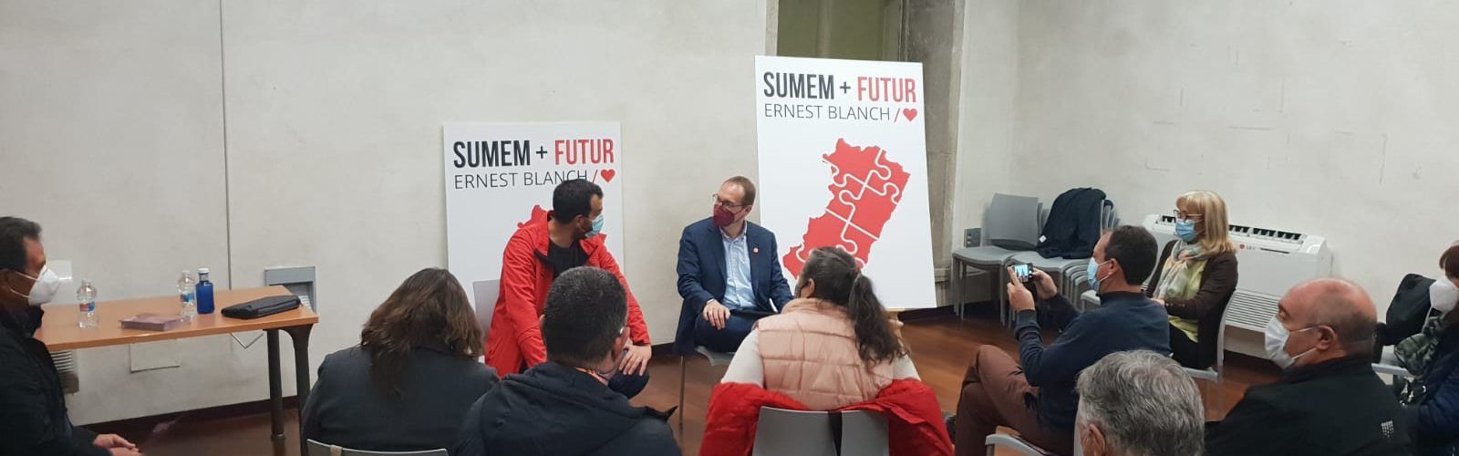 Blanch afirma en Benicarló que “intensificarem l’agenda política i estratègica a totes les comarques amb la vista posada al 2023”