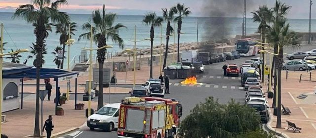 Cinc incendis en poques hores al casc urbà de Vinaròs