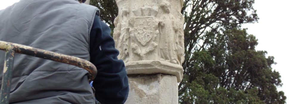 Acaben a Ulldecona la restauració de la coneguda com a Creu de Terme de l’Ermita