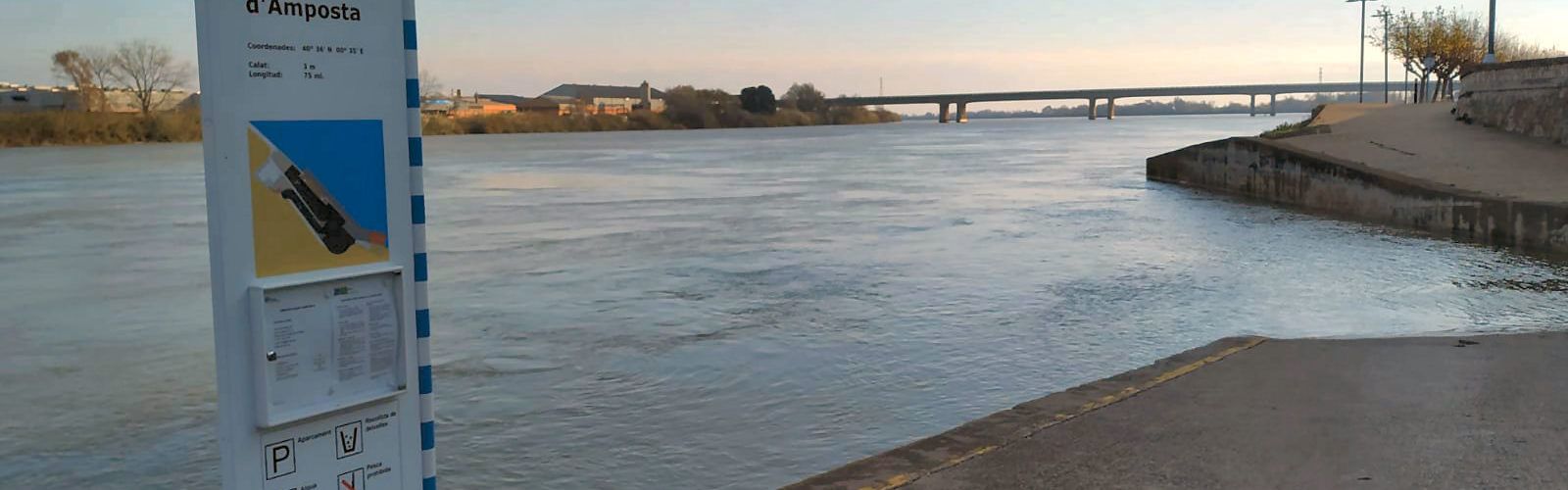 Fotos: L’Ebre per Amposta, aquest dijous 16 de desembre