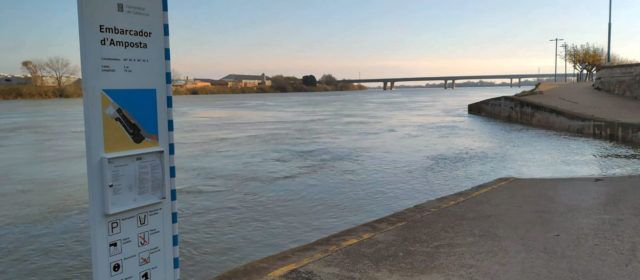 Fotos: L’Ebre per Amposta, aquest dijous 16 de desembre