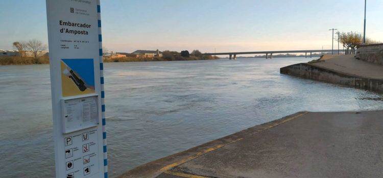 Fotos: L’Ebre per Amposta, aquest dijous 16 de desembre
