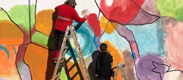 Acabat el mural d’Amposta Ciutat Diversa