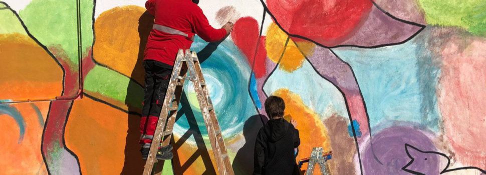 Acabat el mural d’Amposta Ciutat Diversa