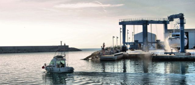 Ben Vist: Dàrsena del port de Vinaròs