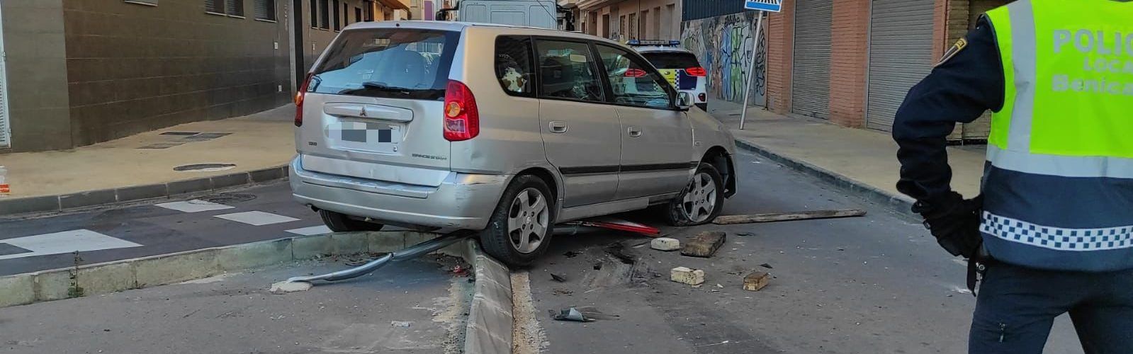Cuatro accidentes en pocos días en el buvelar en obras de la N340a de Benicarló