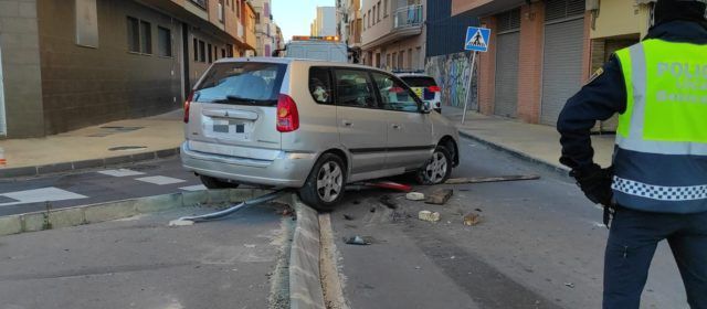 Cuatro accidentes en pocos días en el buvelar en obras de la N340a de Benicarló