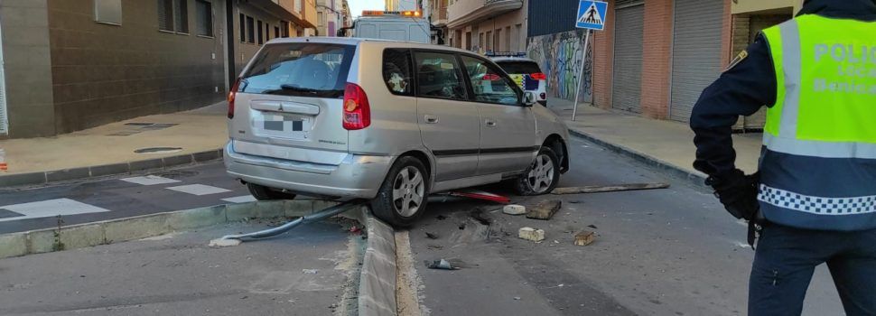 Cuatro accidentes en pocos días en el buvelar en obras de la N340a de Benicarló
