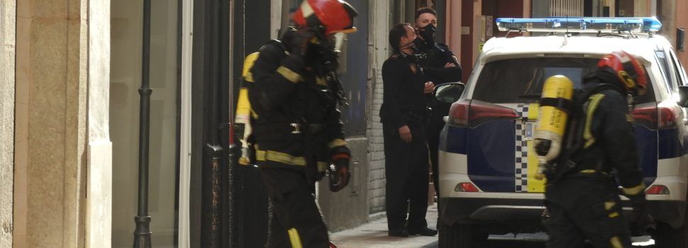 Incendi en una cèntrica casa abandonada de Vinaròs