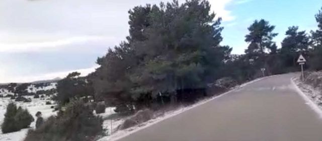 Vídeo: la primera neu del 2022 al Pla de S.Àgueda de Vallibona