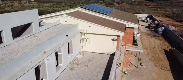 Les obres de millora i ampliació del col·legi de Santa Magdalena avancen a bon ritme