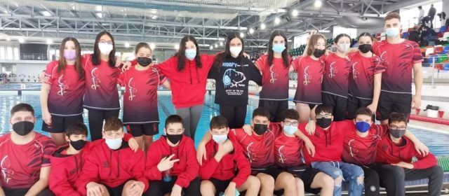 El Club Natació Vinaròs, en el Control Lliure Aleví de Castelló
