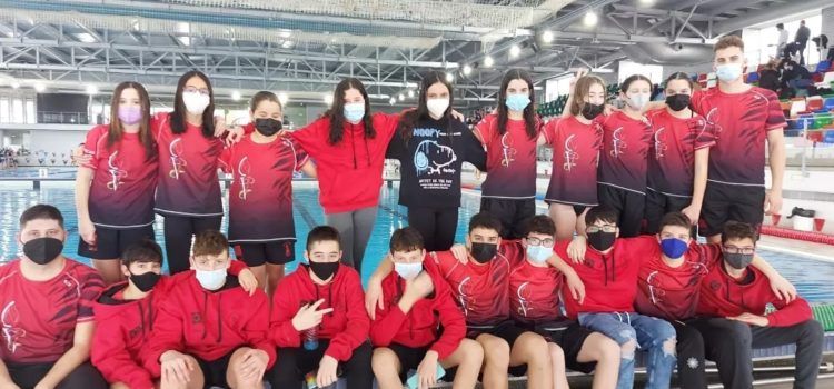 El Club Natació Vinaròs, en el Control Lliure Aleví de Castelló