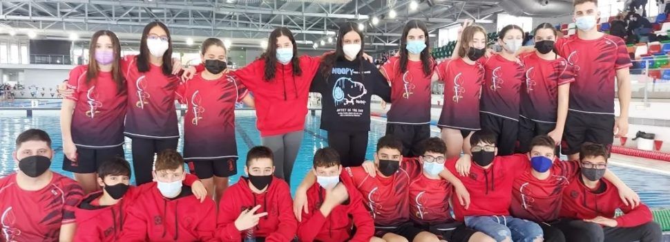 El Club Natació Vinaròs, en el Control Lliure Aleví de Castelló