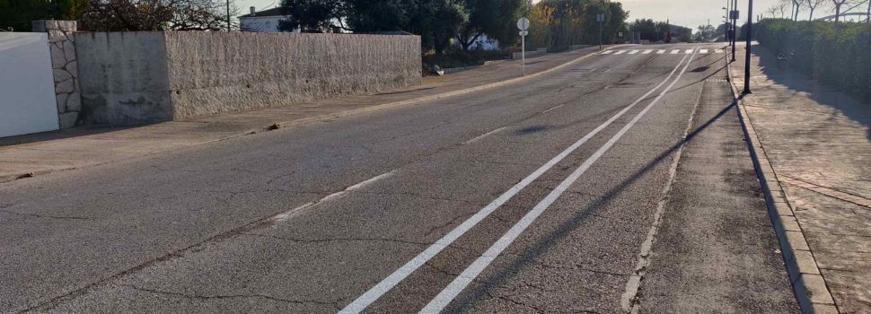 L’Ajuntament de Vinaròs amplia el carril bici de l’avinguda de Leopold Querol