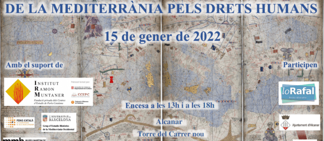 Alcanar se suma a la iniciativa balear d’encesa de torres a la mediterrània pels drets humans coordinada per l’Institut Ramon Muntaner
