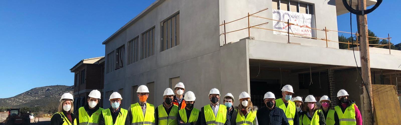 El conseller d’Educació, Cultura i Esport visita les obres d’ampliació i millora del CEIP Albert Selma de Santa Magdalena