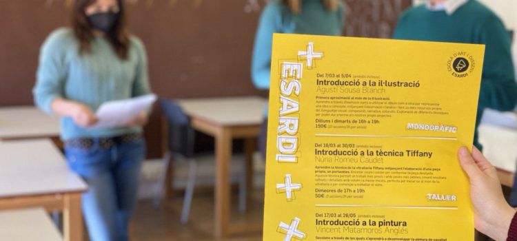 L’Escola d’Art i Disseny d’Amposta obre portes a la ciutadania amb els cursos Esardi+