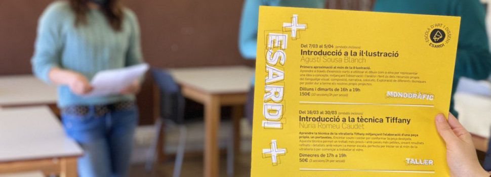 L’Escola d’Art i Disseny d’Amposta obre portes a la ciutadania amb els cursos Esardi+