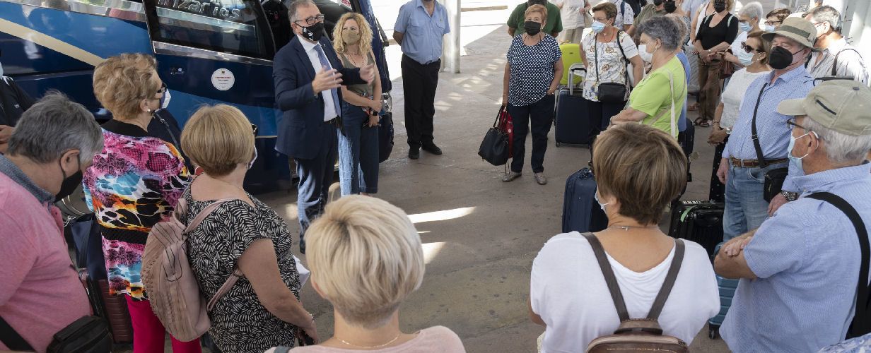 La Diputació de Castelló inicia la segona tanda de viatges de ‘Castelló Sènior 2021-2022’ per a cobrir les 10.000 places d’estades vacacionals