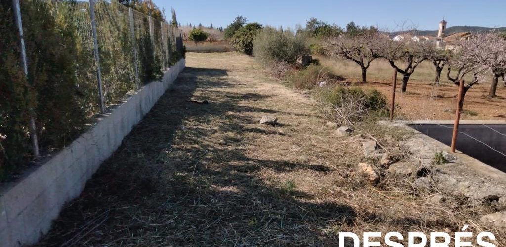 Santa Magdalena esbrossa la zona de l’ecoparc i el dota d’il·luminació