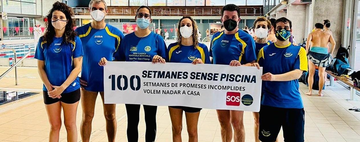 Cap de setmana d’intensa activitat per al Club Natació Benicarló, quan es compleixen 100 setmanes sense piscina