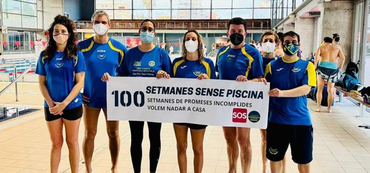 Cap de setmana d’intensa activitat per al Club Natació Benicarló, quan es compleixen 100 setmanes sense piscina