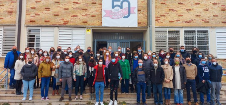 L’IES Leopoldo Querol de Vinaròs mostra el seu suport al professor agredit a Bètera