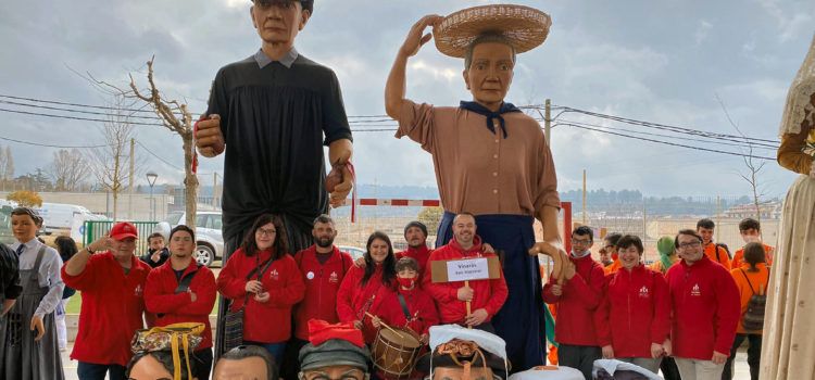Nanos i Gegants de Vinaròs en el 40 aniversari dels Gegants de Navarcles