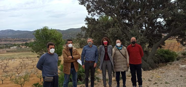 La Directora de Política Territorial visita els terrenys afectats pel Magda