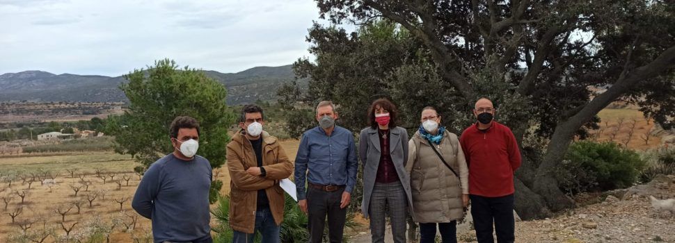 La Directora de Política Territorial visita els terrenys afectats pel Magda