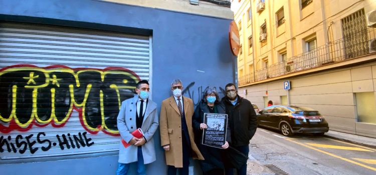 Compromís protesta al carrer “Crucero Baleares” , vaixell que va bombardejar Castelló i Benicarló