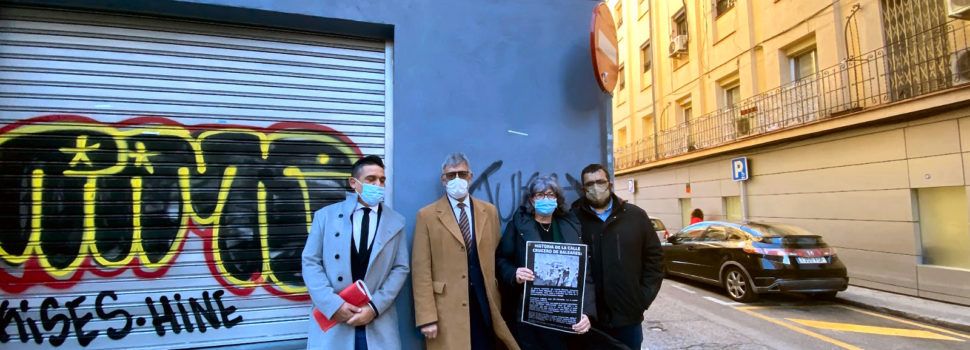 Compromís protesta al carrer “Crucero Baleares” , vaixell que va bombardejar Castelló i Benicarló